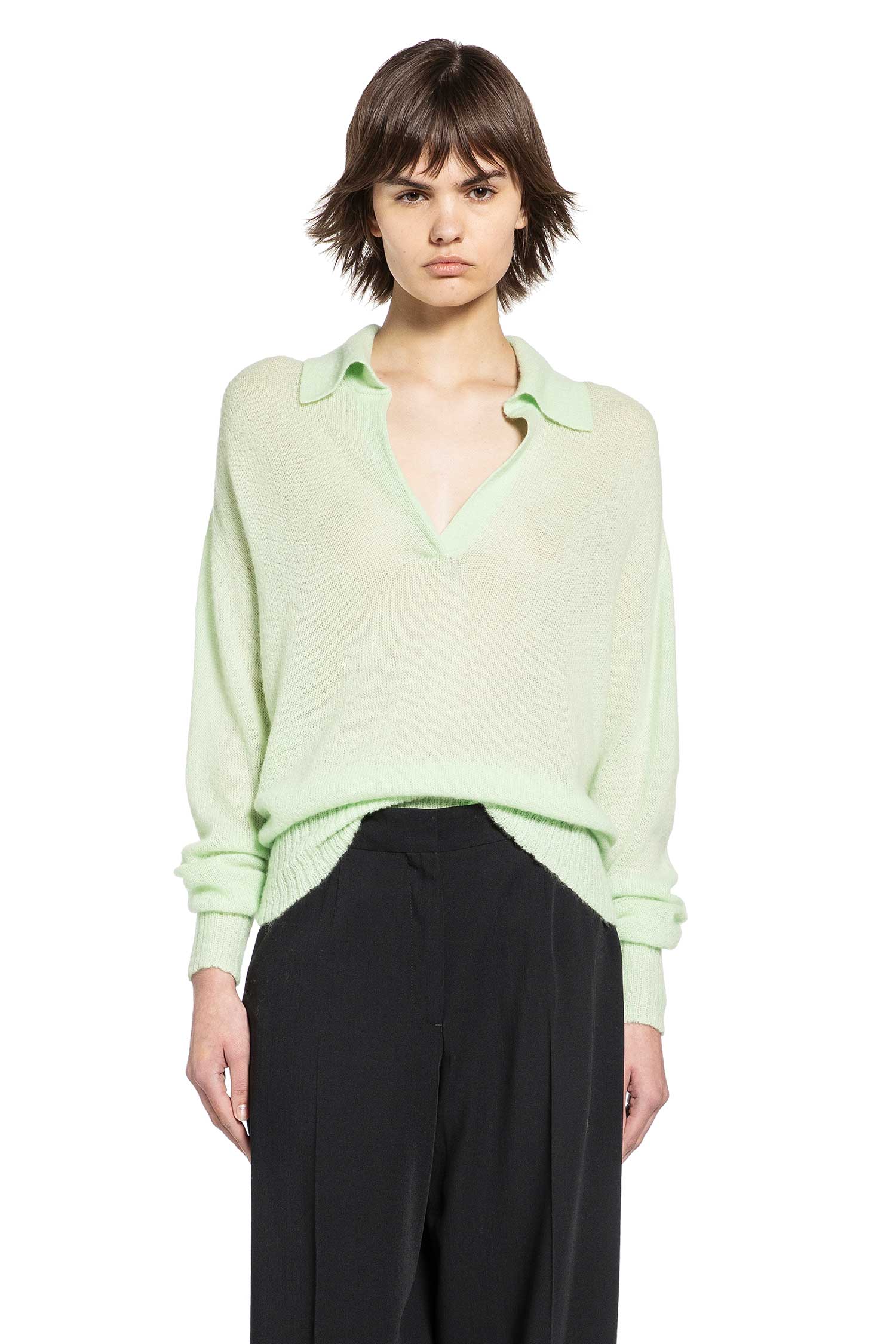 Cashmere Silk Oversized Polo