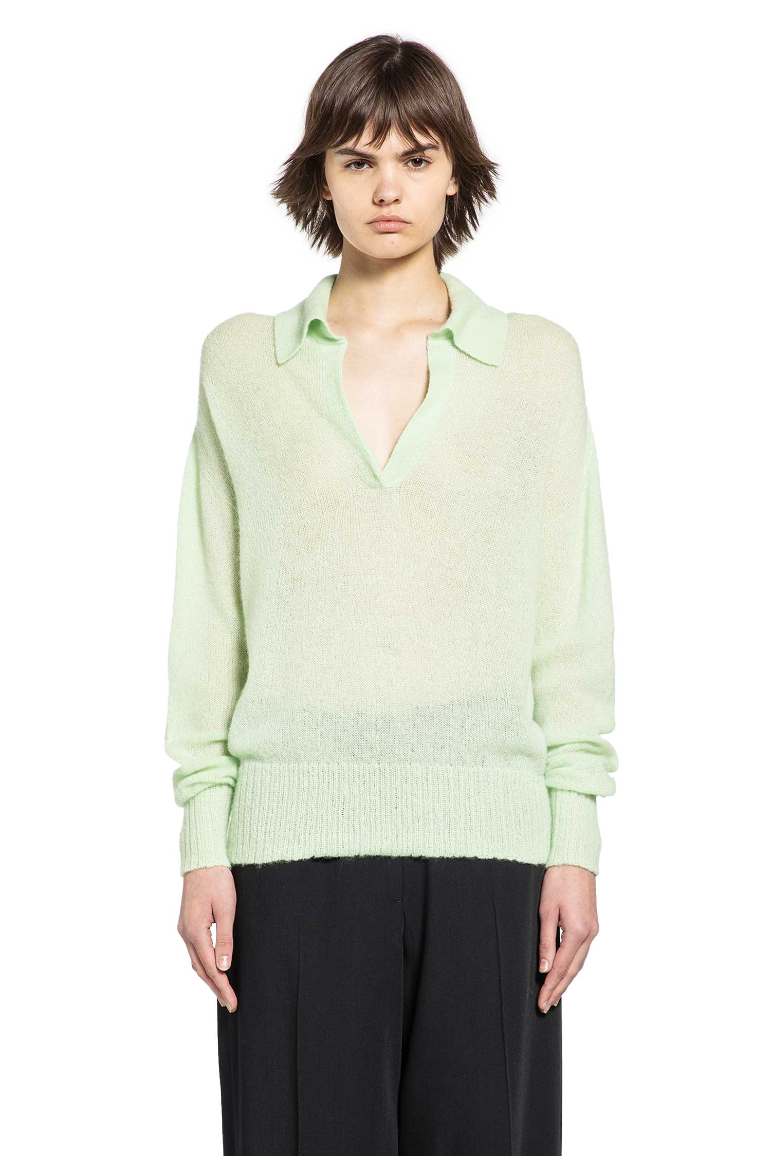 Cashmere Silk Oversized Polo