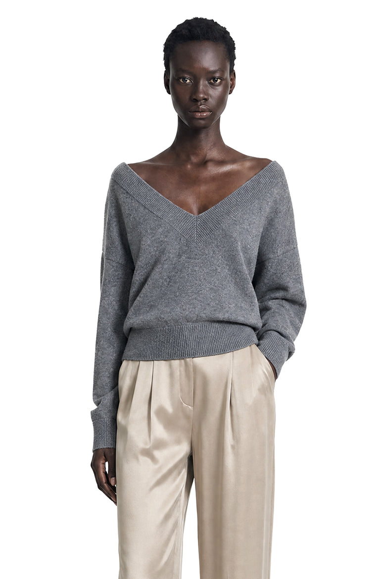 TOM FORD Off-the-shoudler V-Neck Top woman