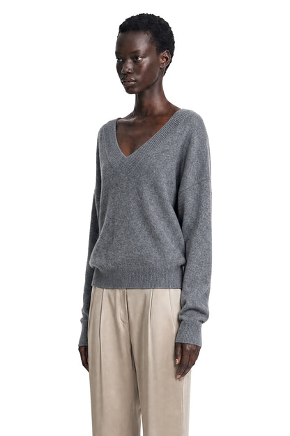 Off-the-shoudler V-Neck Top