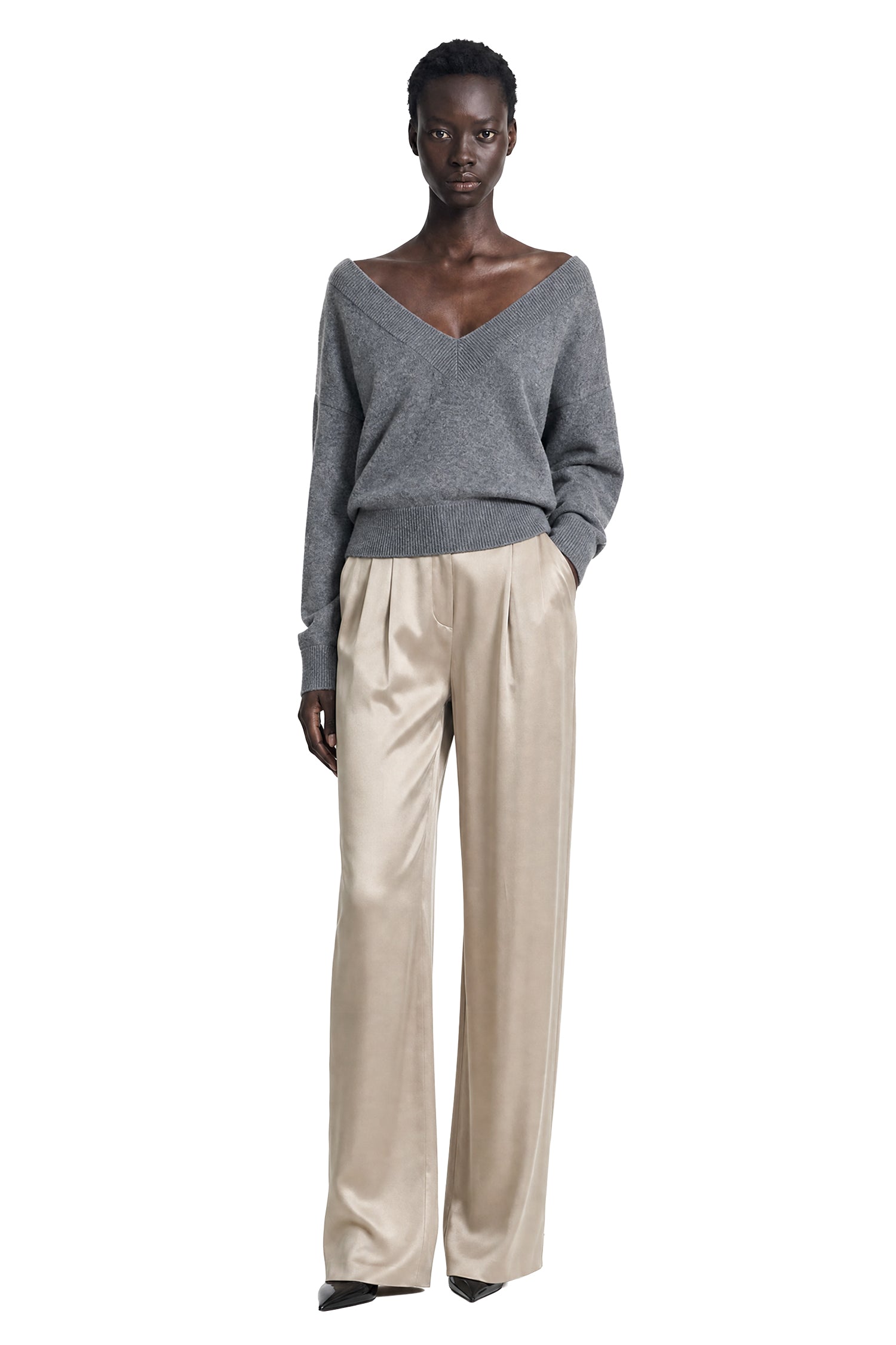 TOM FORD Off-the-shoudler V-Neck Top woman