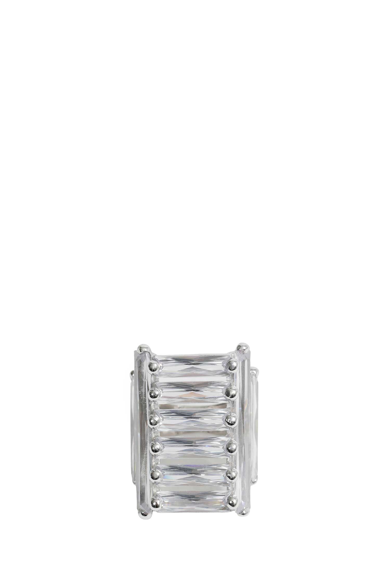 ALAN CROCETTI Maxi Crystallised Armour Ring unisex
