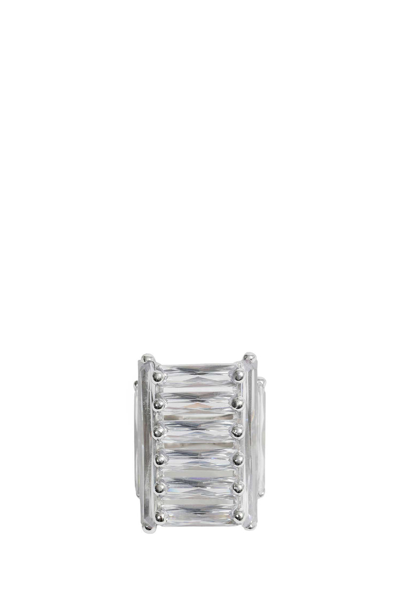 ALAN CROCETTI Maxi Crystallised Armour Ring unisex