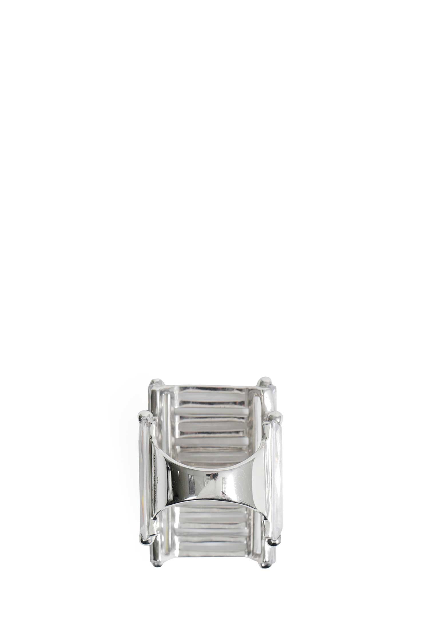 ALAN CROCETTI Maxi Crystallised Armour Ring unisex