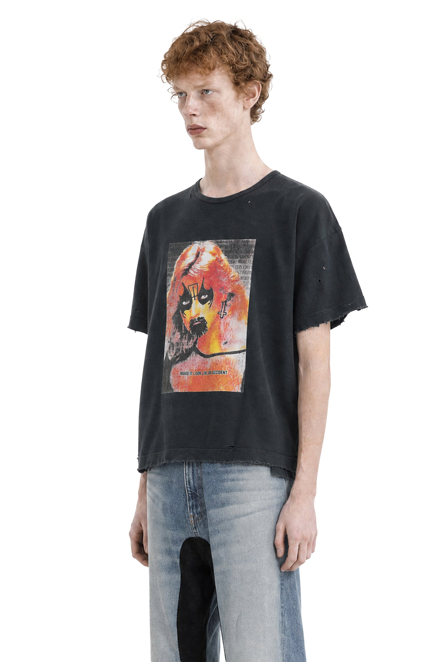 MARKING DISTANCE Accident Tee man