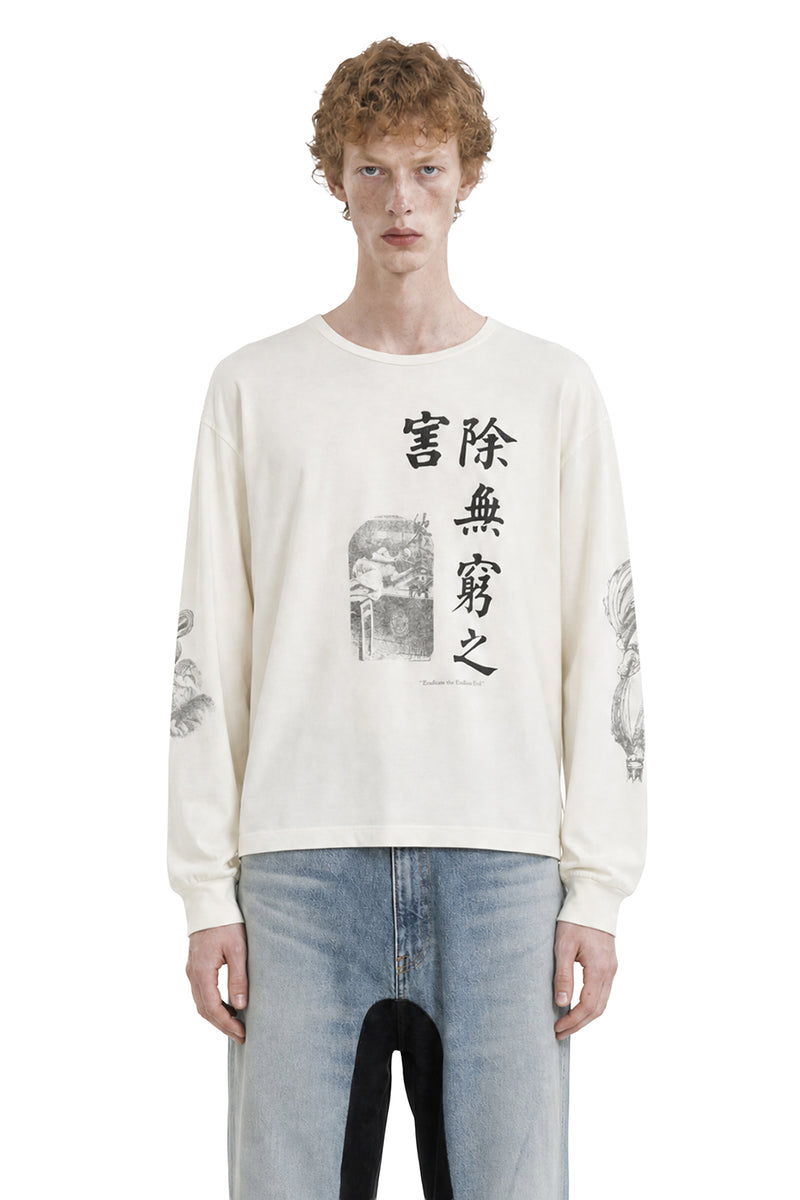 MARKING DISTANCE Poppy Long Sleeve Tee man