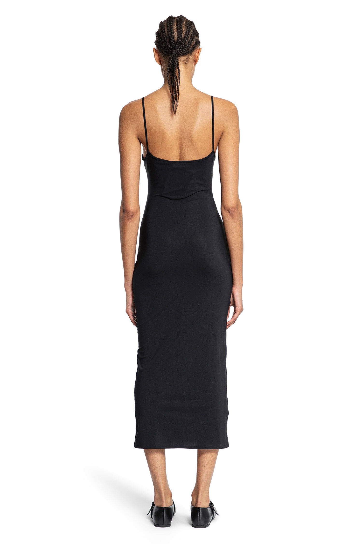 MIU MIU WOMAN BLACK DRESSES