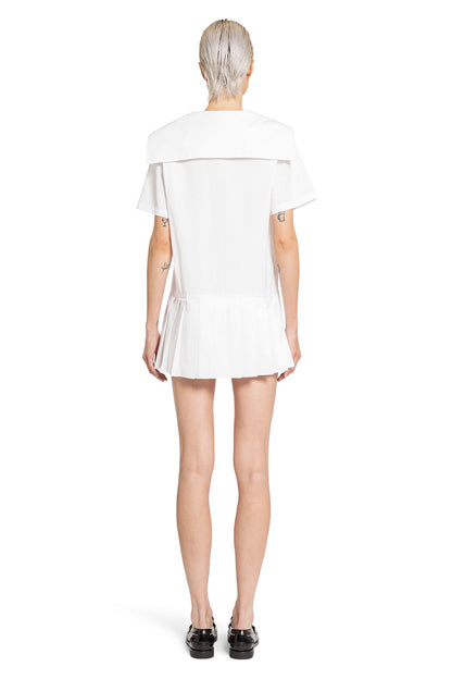 MIU MIU WOMAN WHITE DRESSES