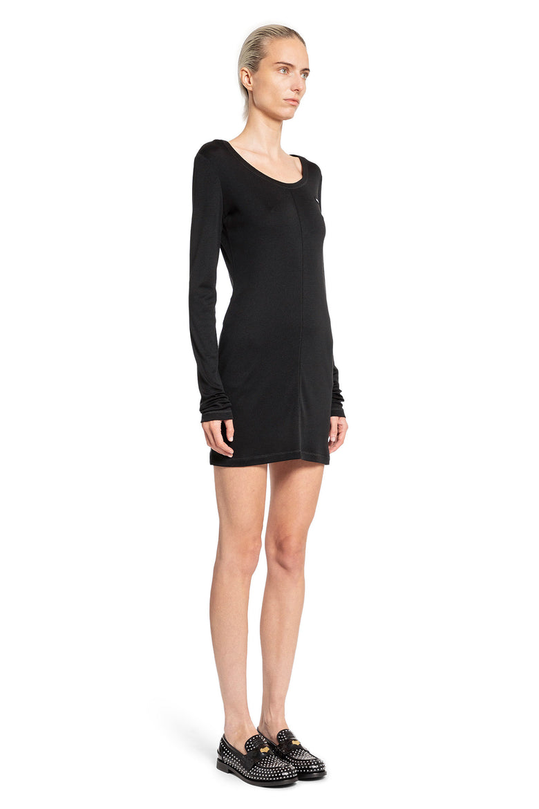 MIU MIU WOMAN BLACK DRESSES