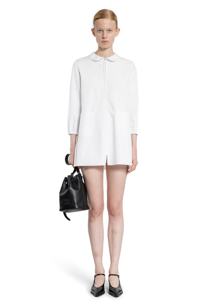 MIU MIU WOMAN WHITE DRESSES