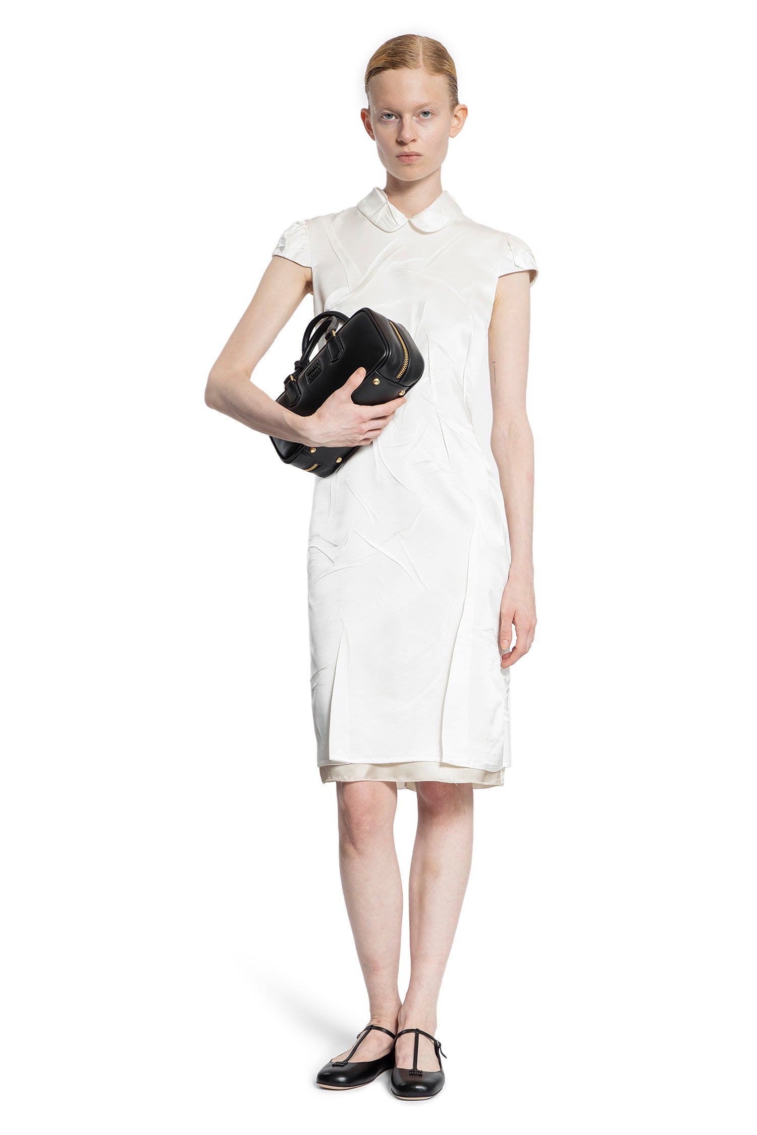 MIU MIU WOMAN WHITE DRESSES