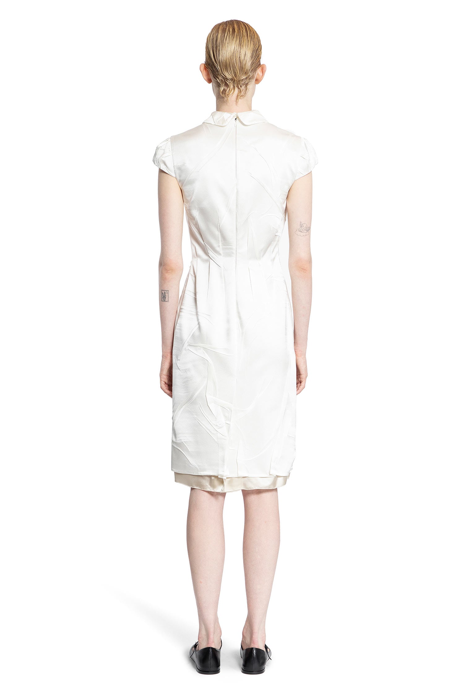 MIU MIU WOMAN WHITE DRESSES