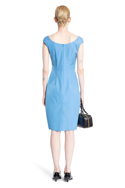 MIU MIU WOMAN BLUE DRESSES