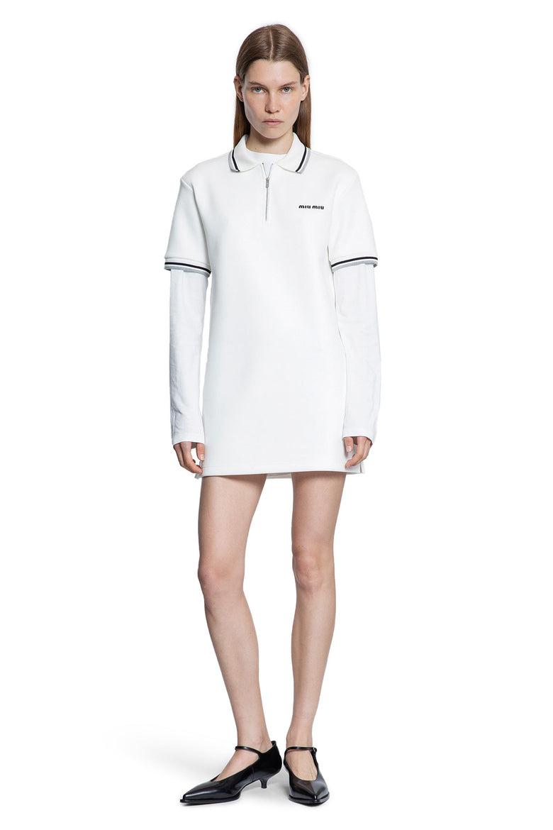MIU MIU WOMAN WHITE DRESSES