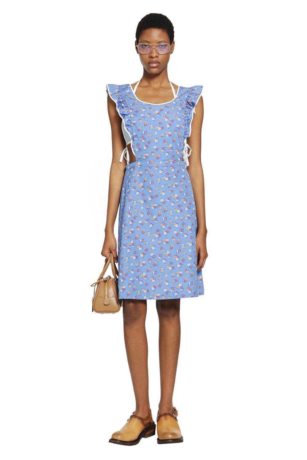 MIU MIU Poplin Pinafore Dress woman