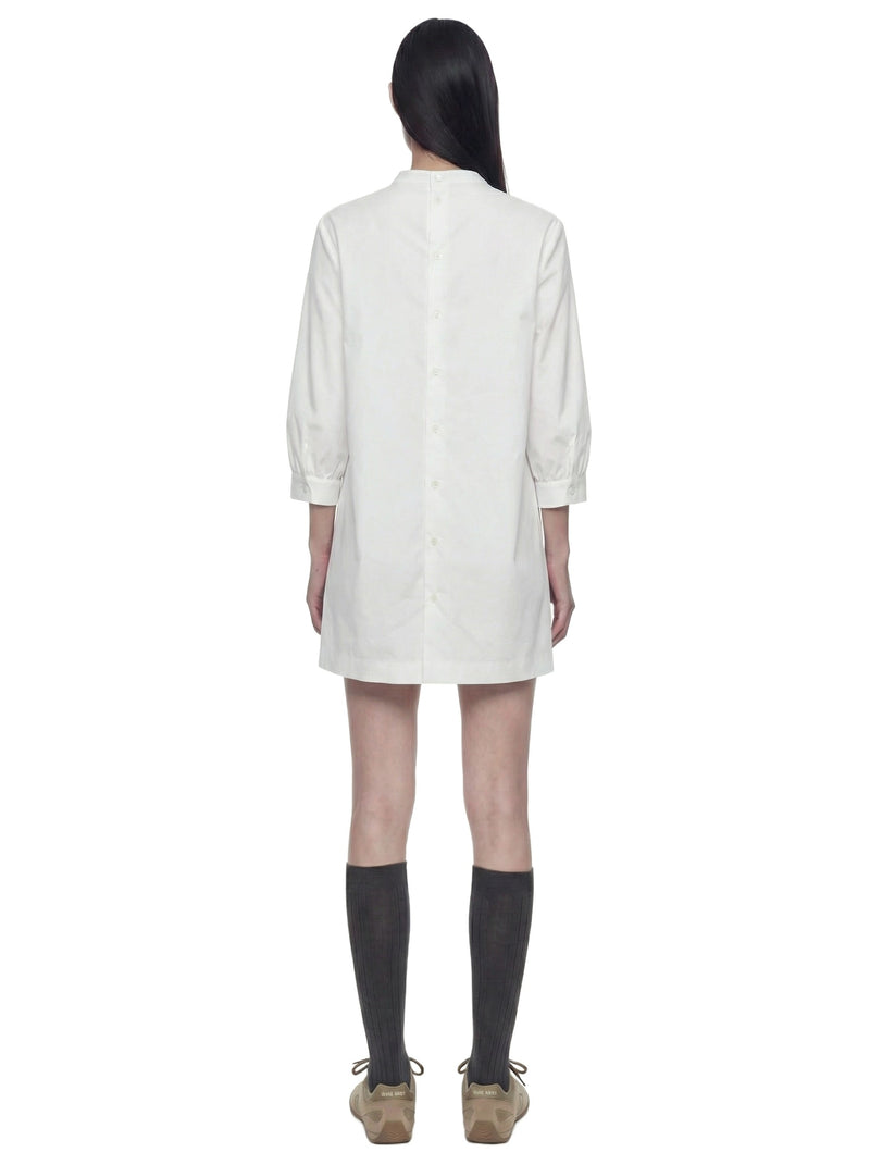 Cotton Poplin Mini Dress