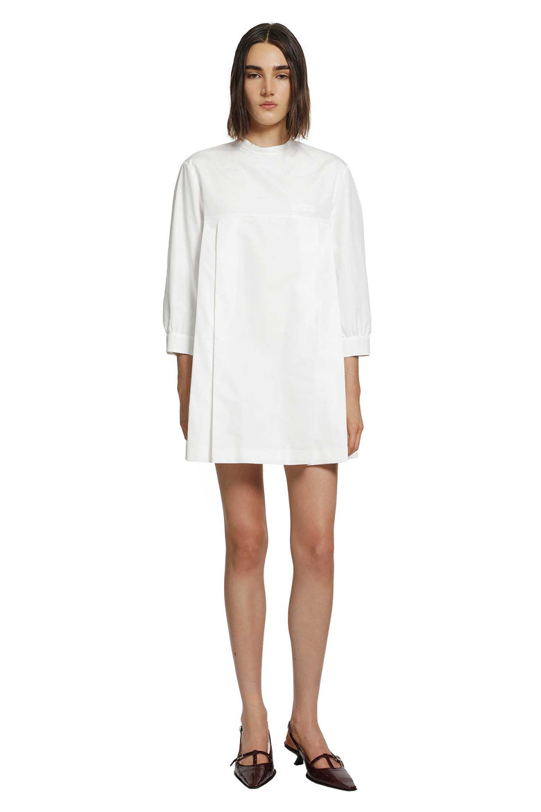 
              MIU MIU Cotton Poplin Mini Dress woman
            
