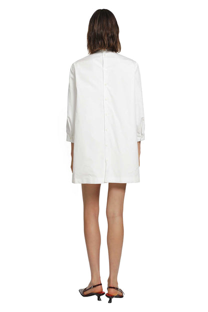 Cotton Poplin Mini Dress