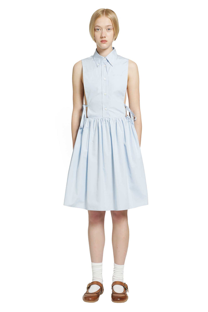 MIU MIU Poplin Mini Dress woman