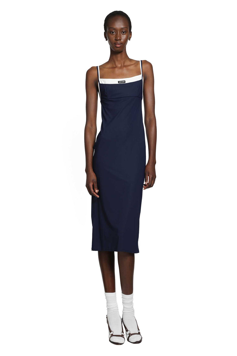 
              MIU MIU Stretch Jersey Mdi Dress woman
            