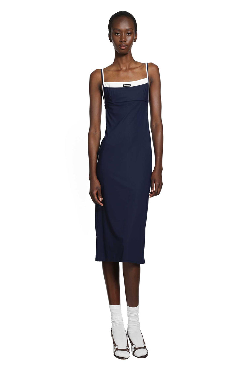 MIU MIU Stretch Jersey Mdi Dress woman
