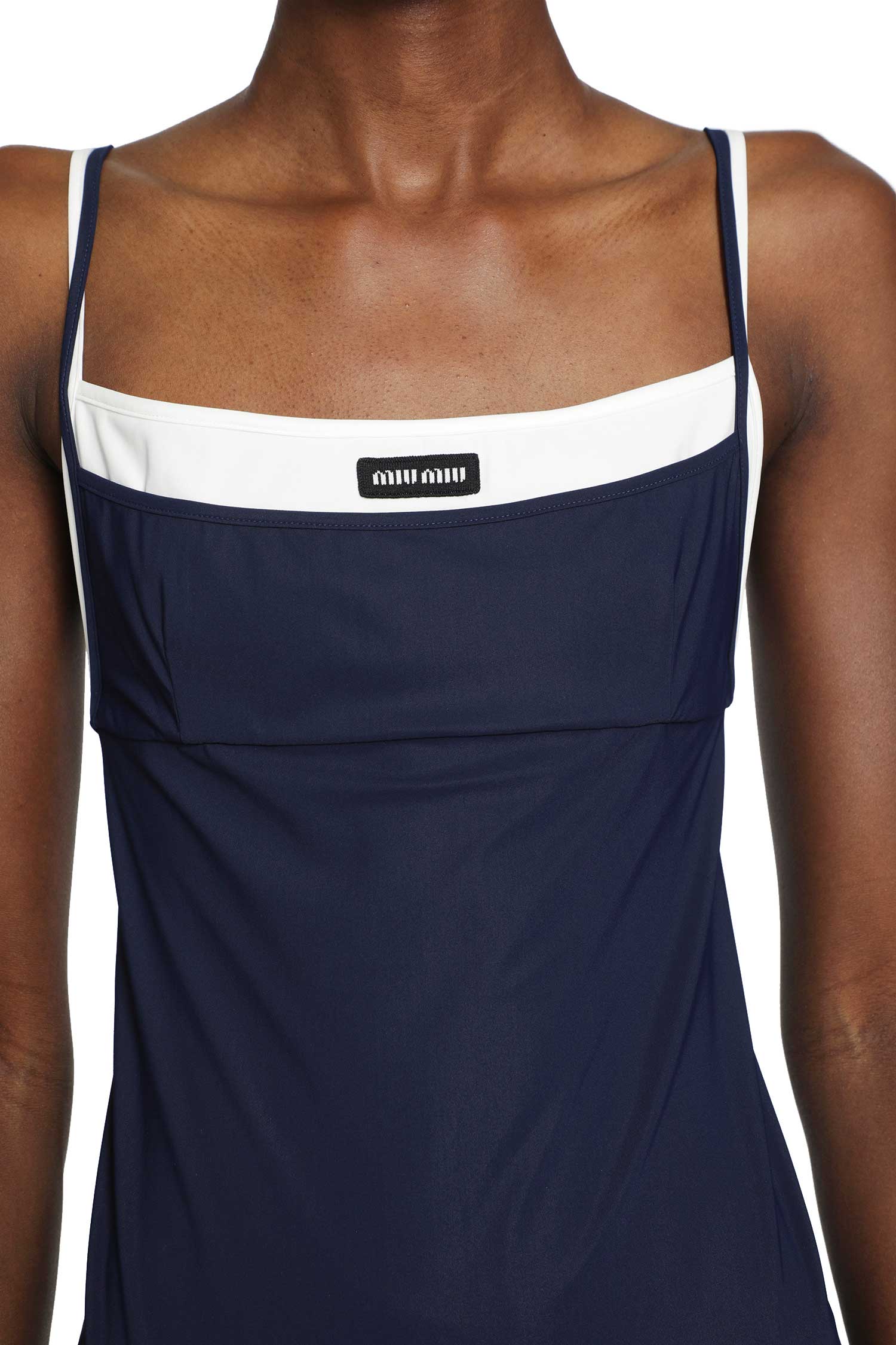 MIU MIU Stretch Jersey Mdi Dress woman