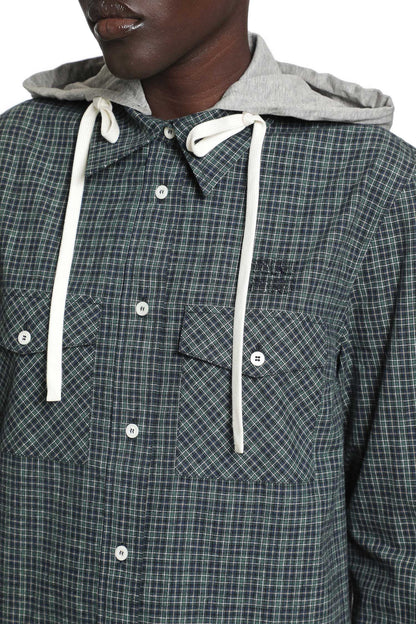 Check Flannel Shirt Mini Dress