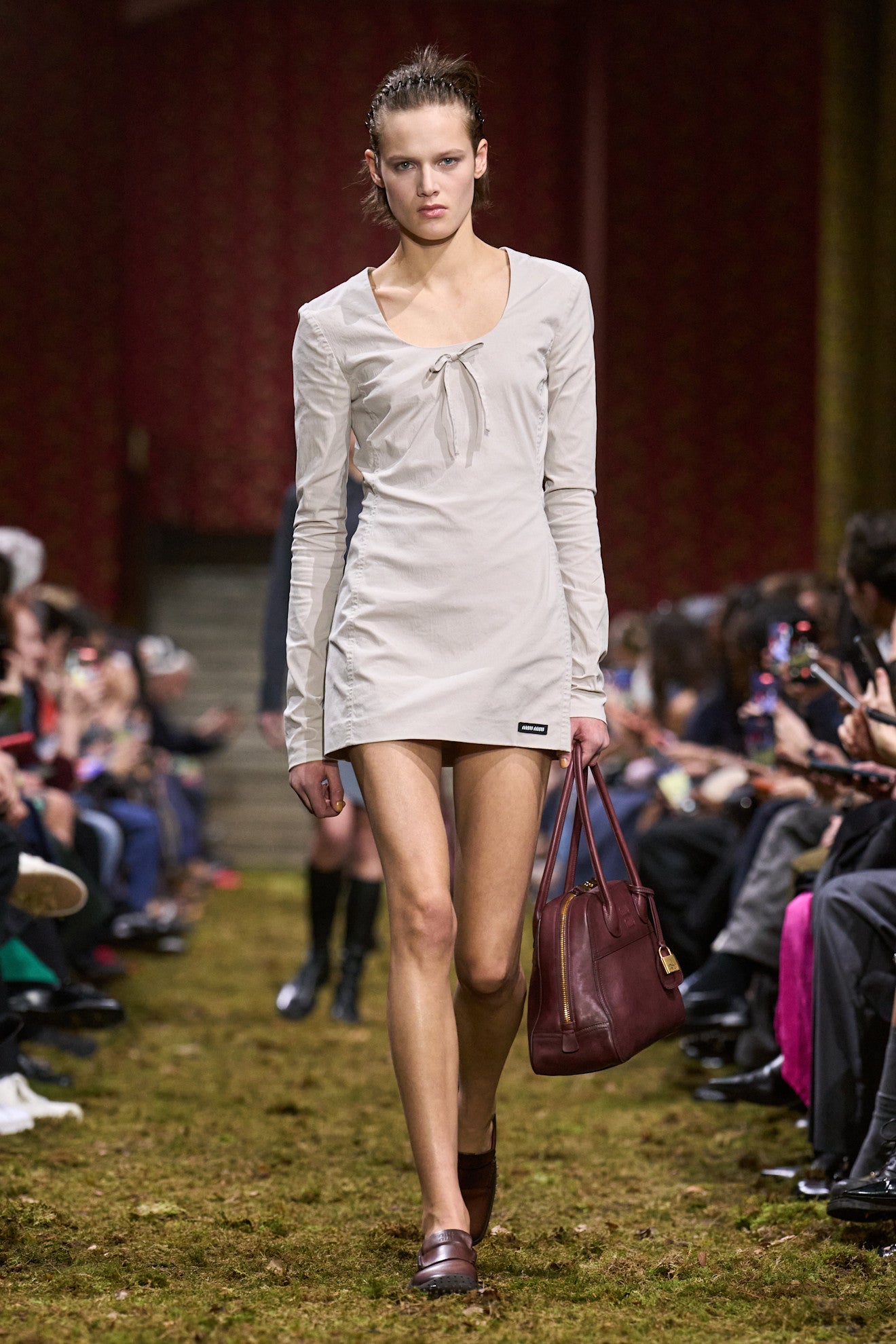 Stretch Poplin Mini Dress