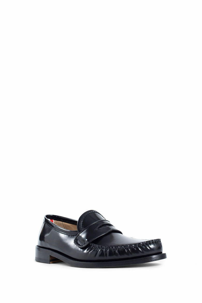 THOM BROWNE MAN BLACK LOAFERS & FLATS