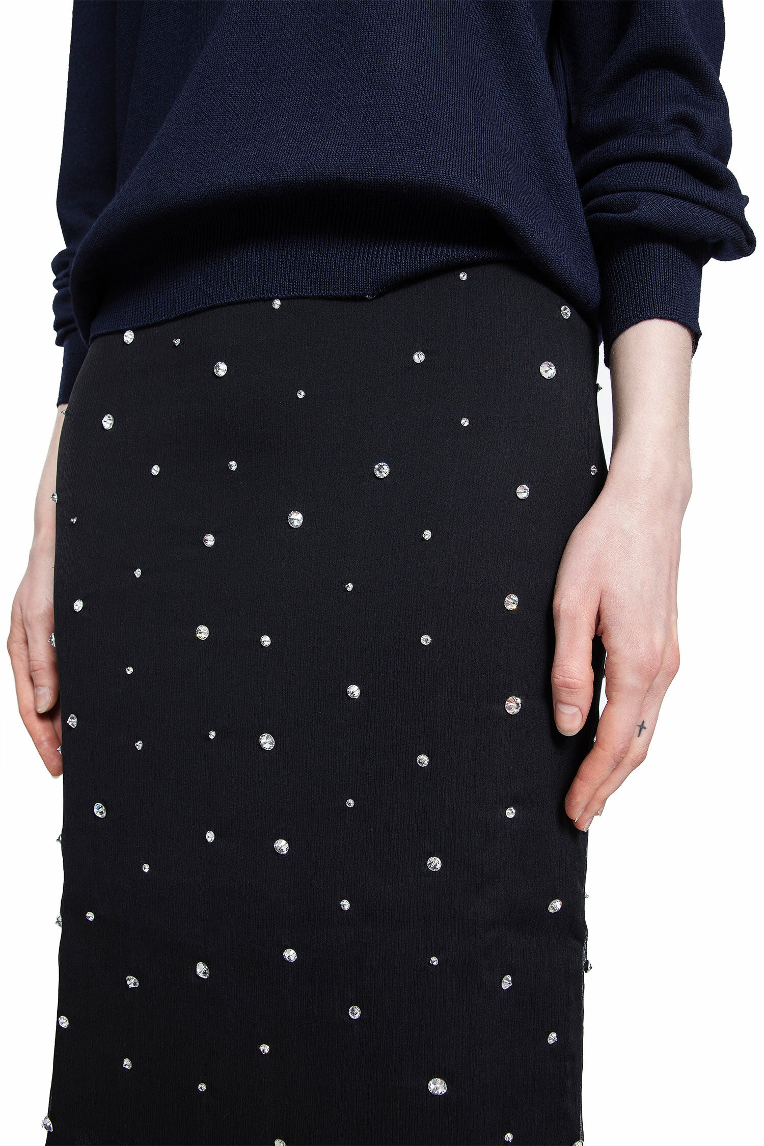 MIU MIU WOMAN BLACK SKIRTS