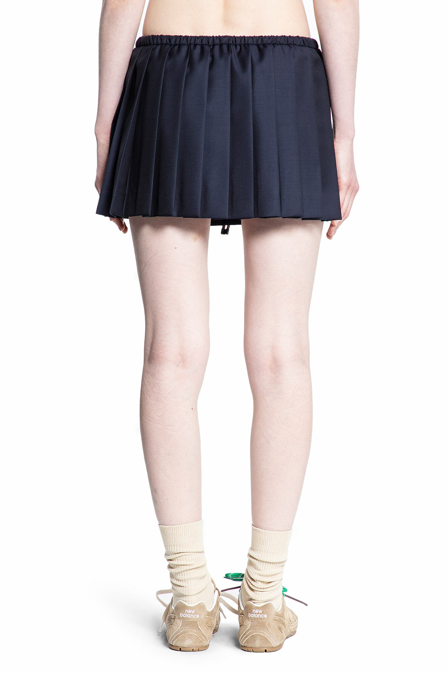 MIU MIU WOMAN BLUE SKIRTS