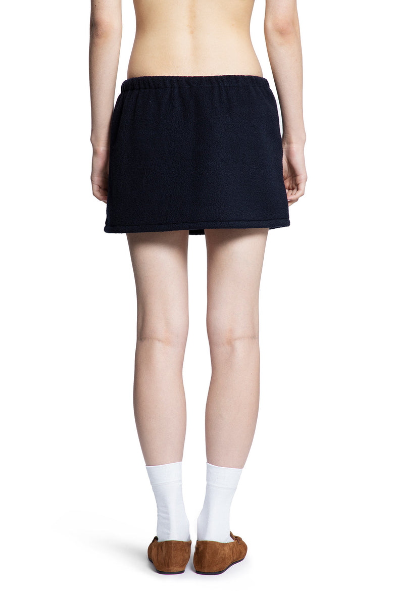 MIU MIU Fleece Mini Skirt woman