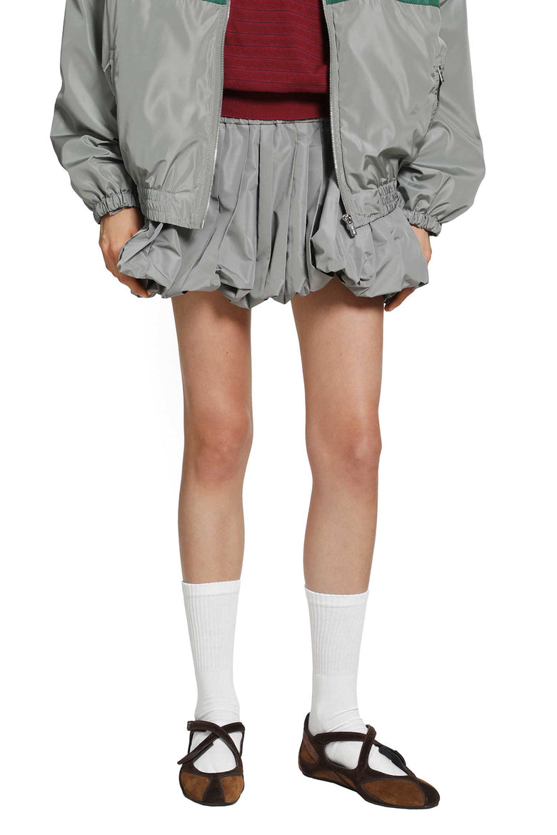 MIU MIU Technical Fabric Mini Skirt woman