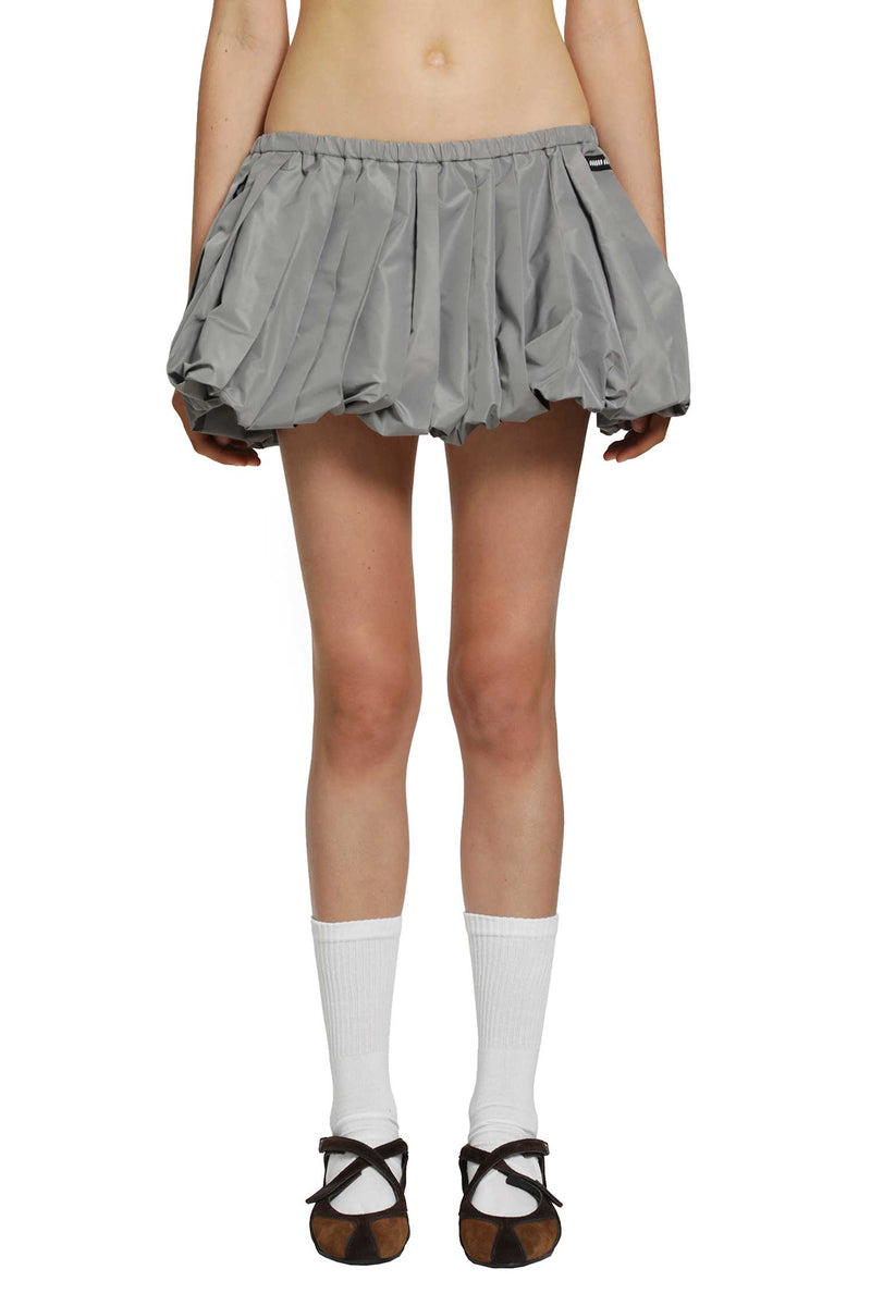 MIU MIU Technical Fabric Mini Skirt woman