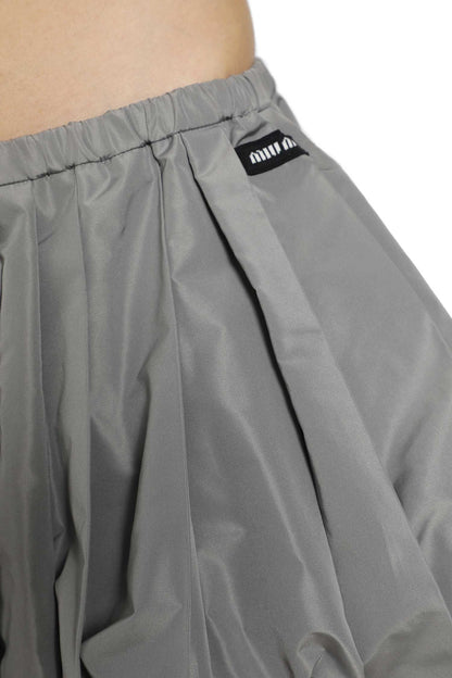 Technical Fabric Mini Skirt