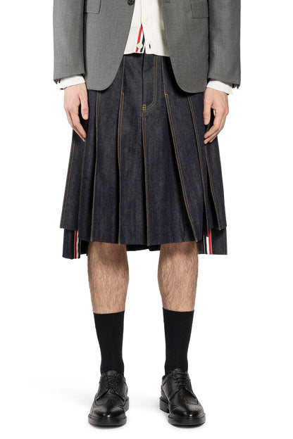 5 Pocket Pleated Skirt in Japanese Selvedge Denim