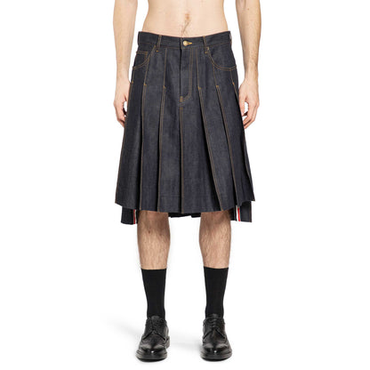 5 Pocket Pleated Skirt in Japanese Selvedge Denim