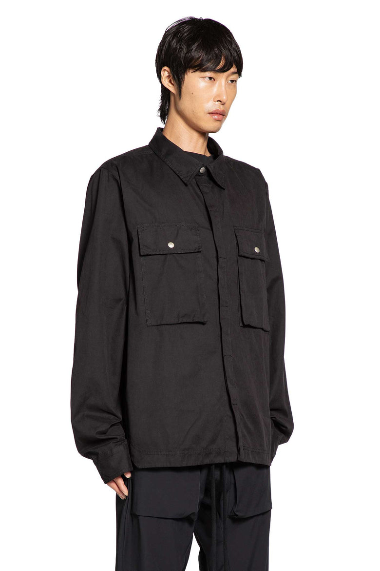 Cotton Nylon Canvas Pocket Shirt