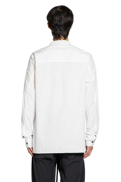 Cotton Poplin Stand Collar Shirt