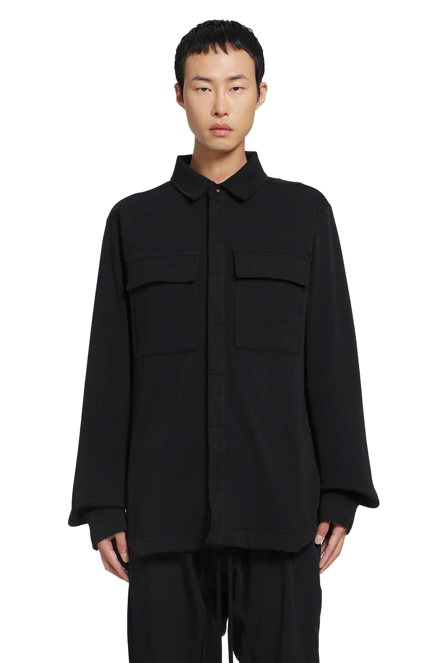 THOM KROM Stretch Cotton Overshirt man