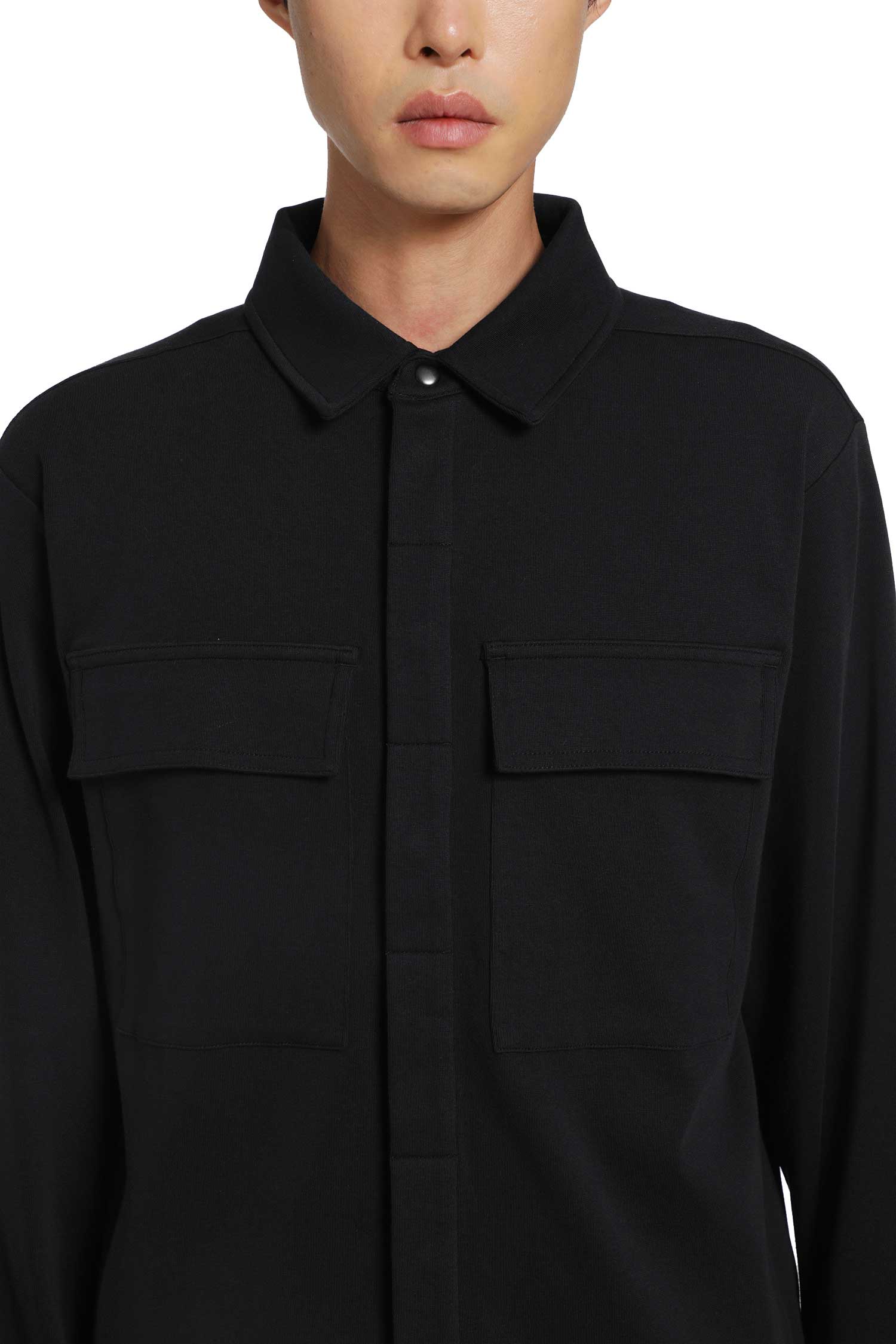 THOM KROM Stretch Cotton Overshirt man