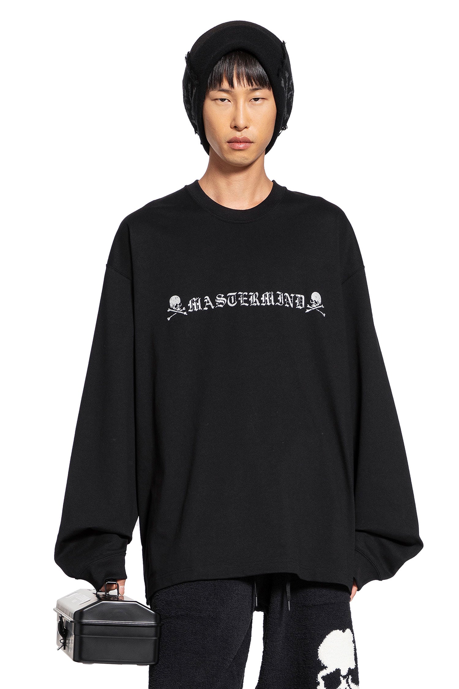 MASTERMIND WORLD MAN BLACK T-SHIRTS & TANK TOPS