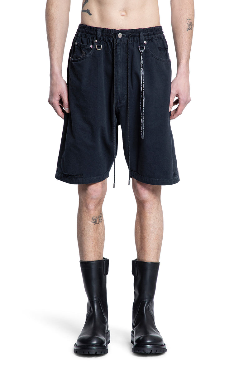 MASTERMIND WORLD MAN BLACK SHORTS & SKIRTS