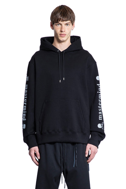 MASTERMIND WORLD MAN BLACK SWEATSHIRTS