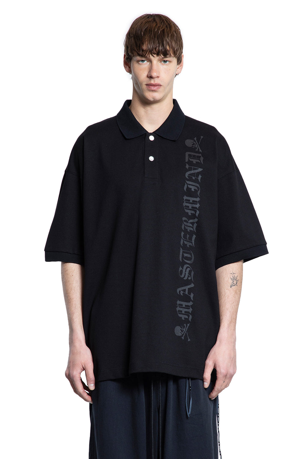 MASTERMIND WORLD MAN BLACK T-SHIRTS & TANK TOPS