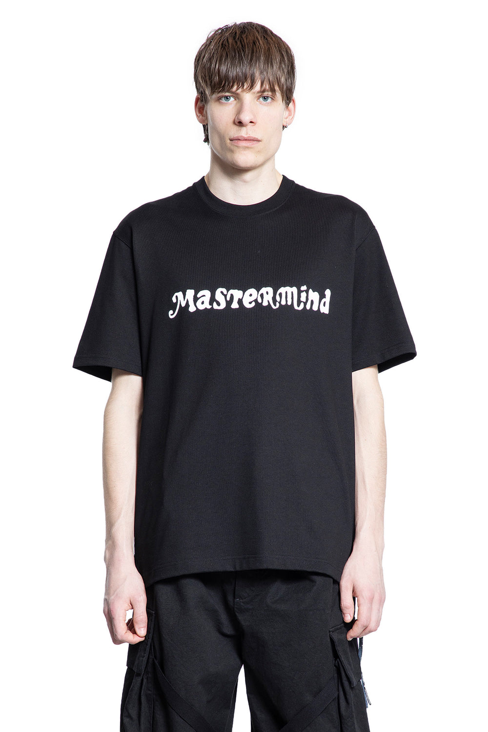 MASTERMIND WORLD MAN BLACK T-SHIRTS & TANK TOPS