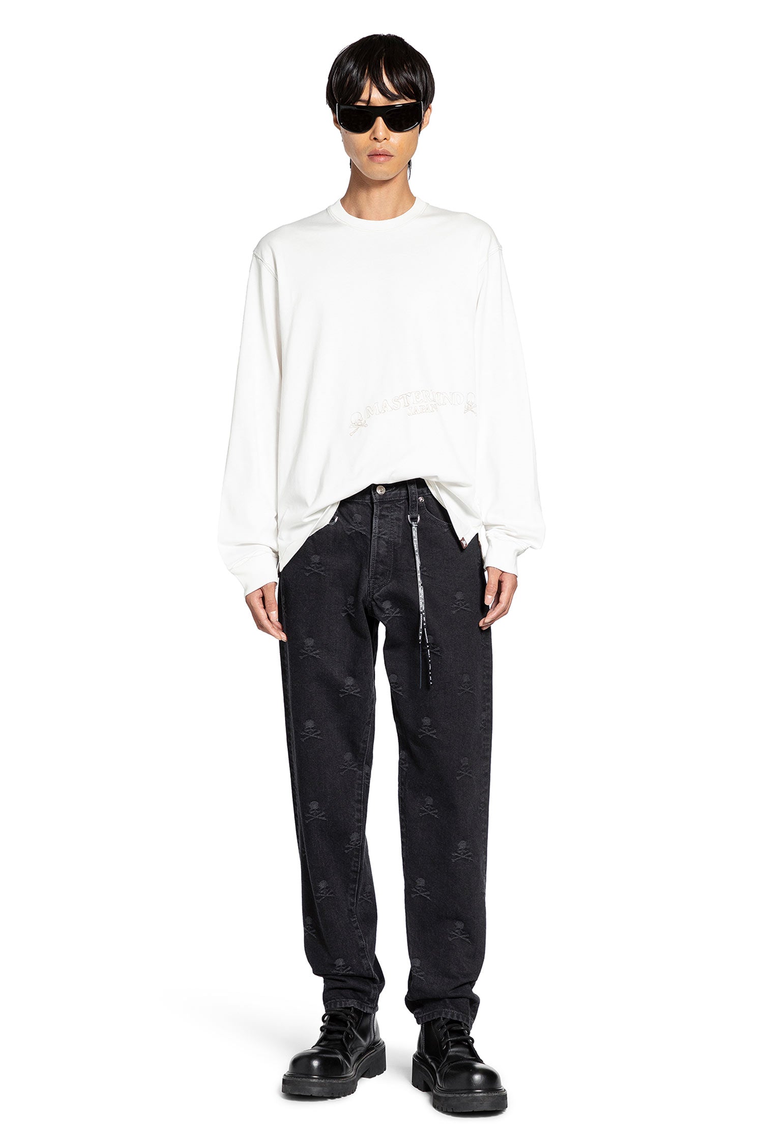 All Over Skull 5 Pocket Jeans