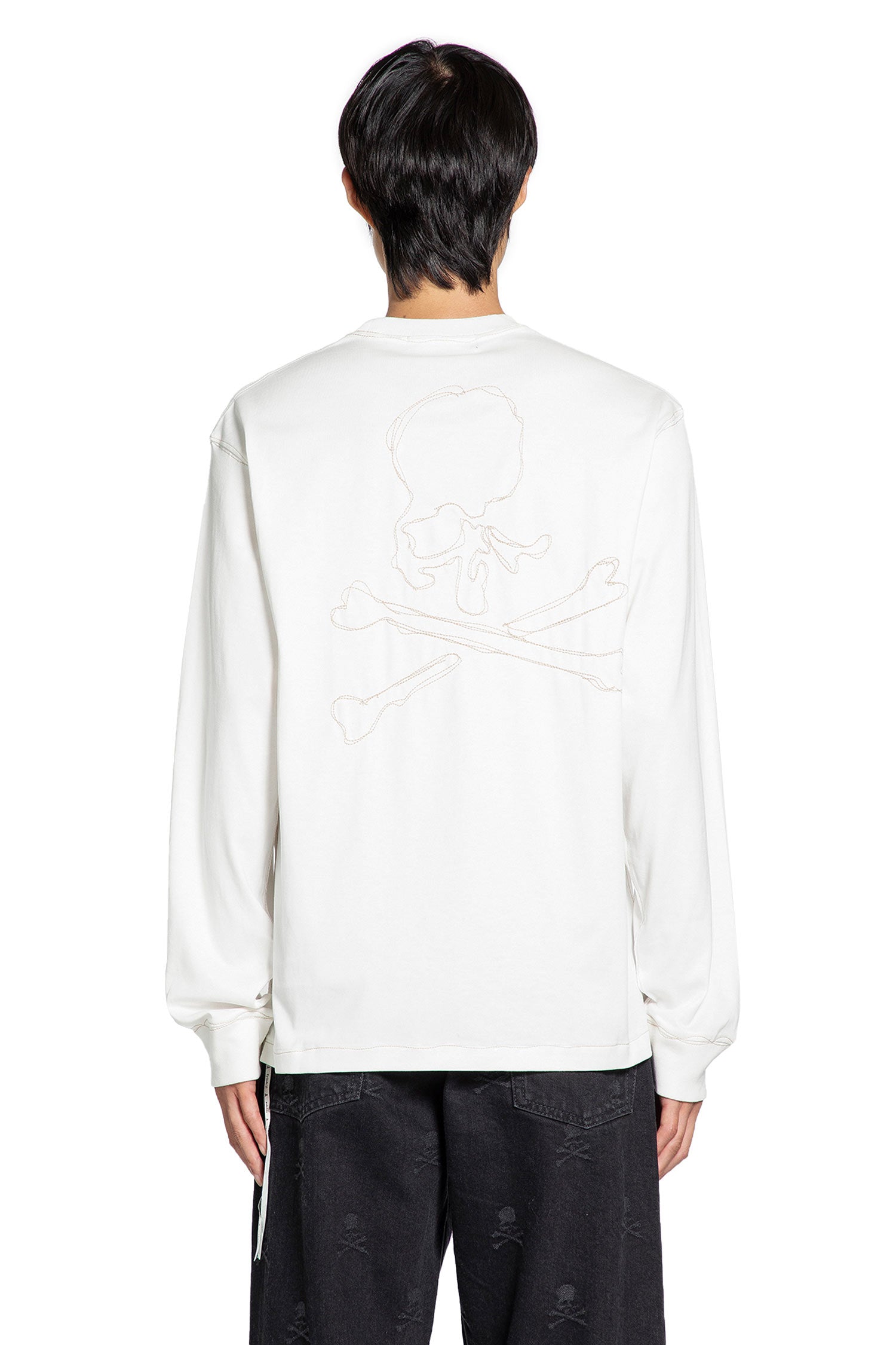 Stitched Skull Long Sleeve T-Shirt