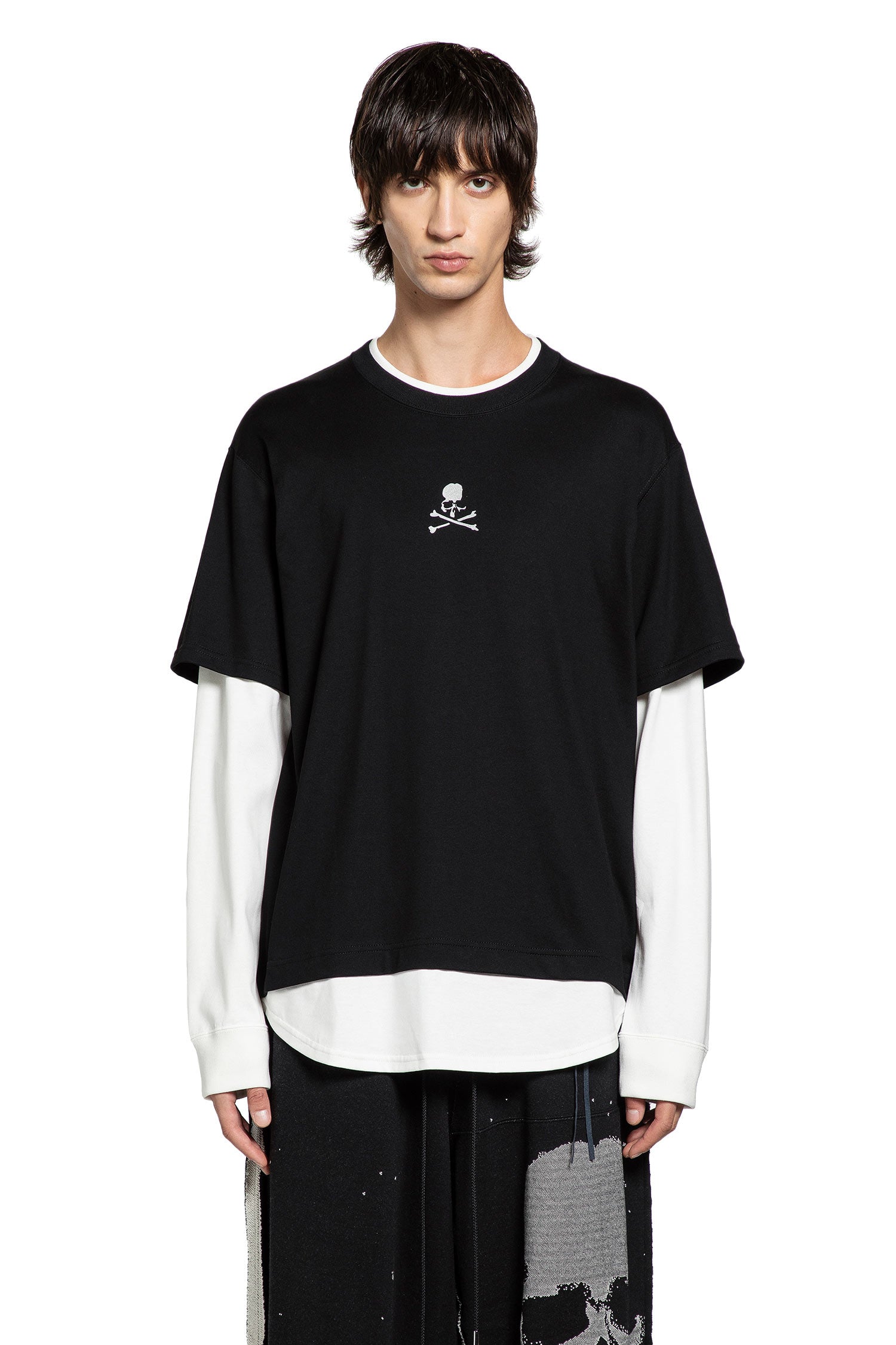 MASTERMIND WORLD MAN BLACK SHIRTS