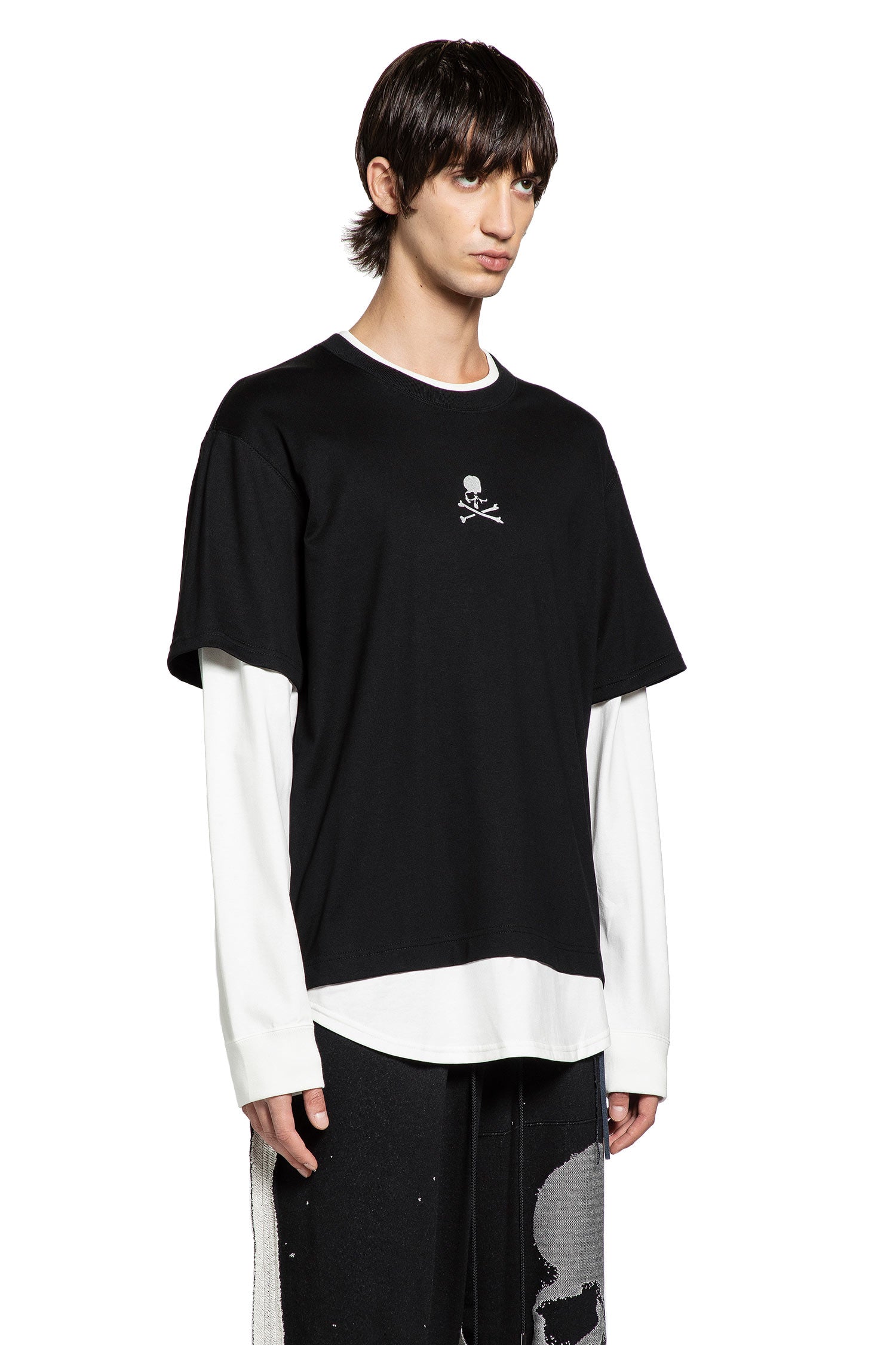 MASTERMIND WORLD MAN BLACK SHIRTS